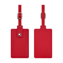 Multipurpose Fastener Suitcase Marker In Flexible PU-Red