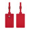 Multipurpose Fastener Suitcase Marker In Flexible PU-Red 1