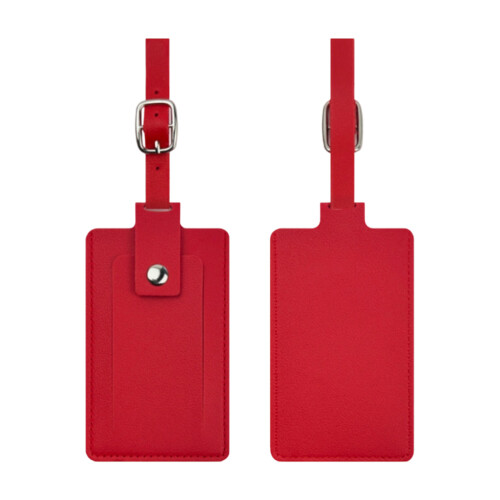Multipurpose Fastener Suitcase Marker In Flexible PU-Red