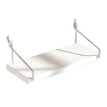 Wooden Wall Mounted Projector Stand Featuring attract-Ivory