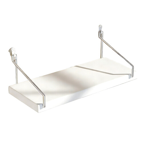 Wooden Wall Mounted Projector Stand Featuring attract-Ivory