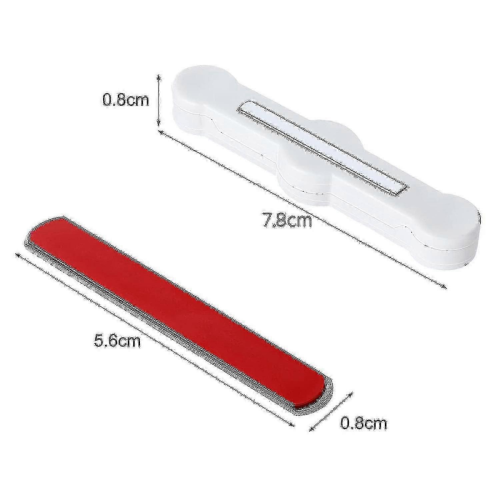 No-Drill Screen Window Fixing Clips: Self-Adhesive Buckle Design for Easy Installation-24pack-H   H 1