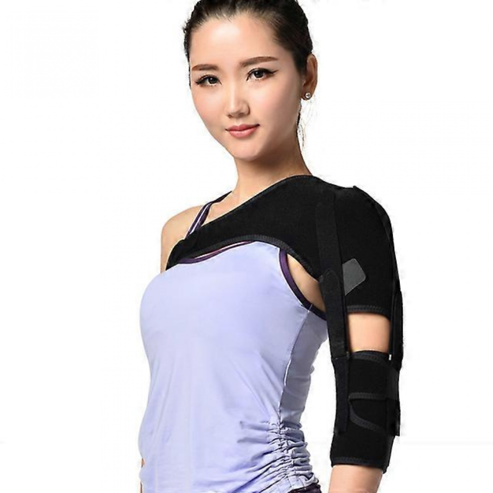 (Left)JWL- Shoulder Brace Support Arm Sling compatible with Stroke Hemiplegia Subluxation Dislocation Recovery Rehabilitation Health Ca