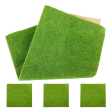 Tappetini in erba artificiale fai da te compatibili con scene in miniatura quadrati 25,00X25,00X0,50CM Modellismo