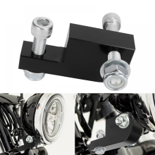 Motorfiets koplamp verlengblokset compatibel met Harley Dyna Super Glide FXDF FXDB FXDWG 39-49mm vork koplamp verplaatsingsbeugel