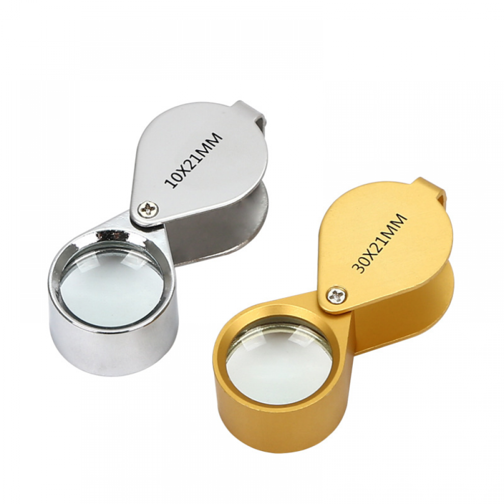 Jewelry Loupes Diamond Magnifier Loupe Loupe 10x 30x Magnification Illuminated Magnifier