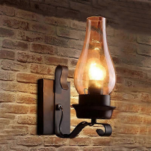 Industrielle Retro Wandleuchte Rustikale Pulley Indoor Wandleuchte Lampe