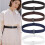 4er-Pack Damen-Gürtel, unsichtbar, elastisch, flache Schnalle, mit Gummiband_M 1