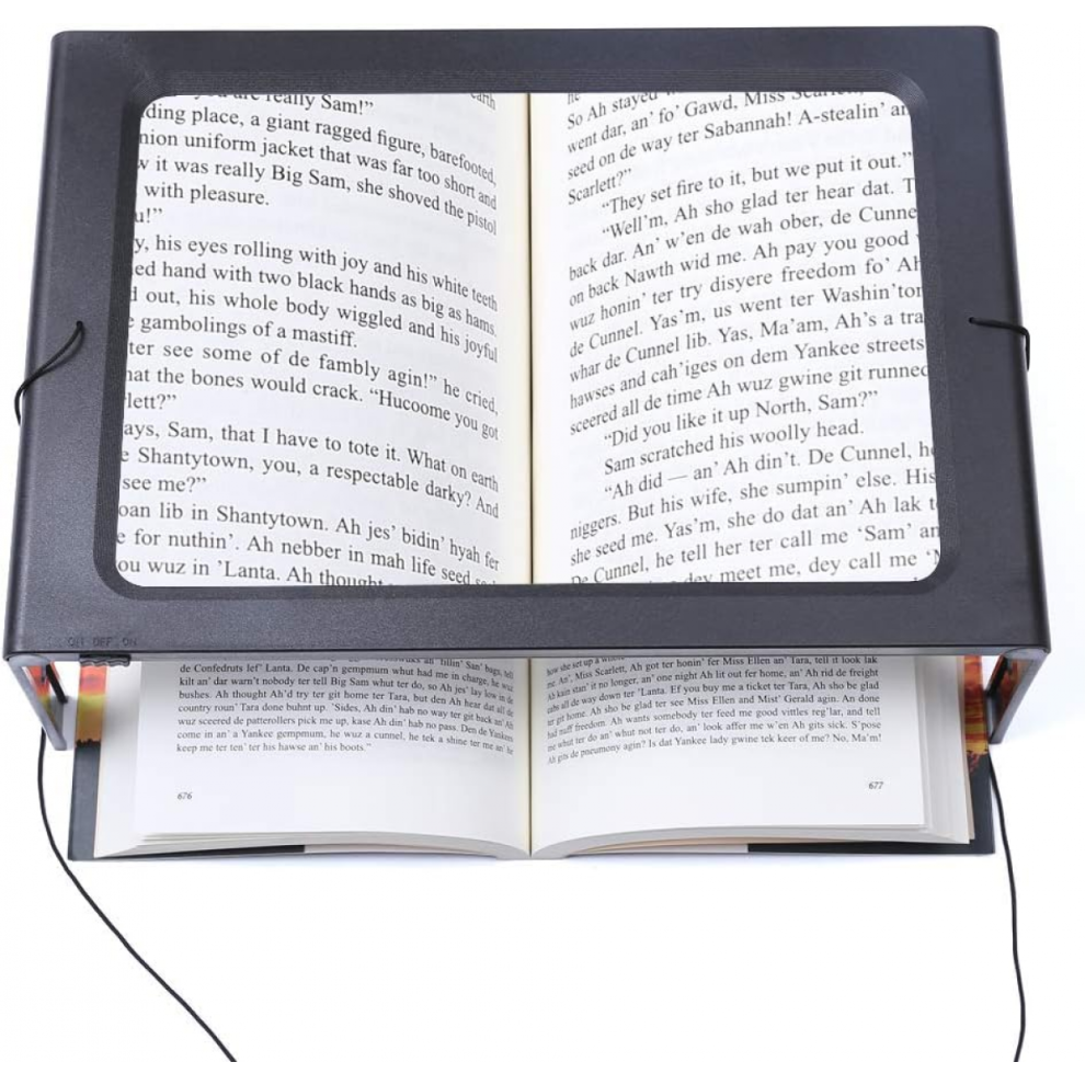Light Reading Magnifiers Magnifier With 3X Magnification Reading Magnifiers_gift Of G