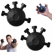 2er-Pack Fingergriff-Stärker, Fingerstärker, Fingerkrafttrainer, Powered Gear Power Ball Unterarm, verstellbarer Handgriff-Stärker, G