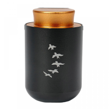 (Vogel Schwarz) Haustier-Urnenschatulle für Asche, Einäscherung, Armreif, Sarg, Beileidsgeschenk, Zubehör für Haustier-Gedenkschmuck