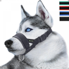 (L zwart)Hoofdband Hondenmuilkorf Voorkomt Afzetten Bij Poten Voor Kleine, Middelgrote En Grote Honden S zwart-01