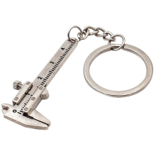Mini herramienta de medición con llavero, calibrador Vernier móvil, llavero, herramientas, gadgets, llavero, ideas de regalo para homb