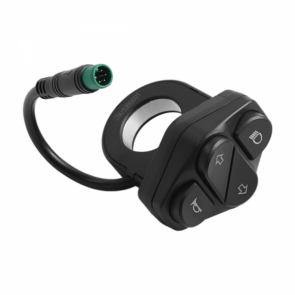 Headlight Button For Kukirin G2 Master Electric Scooter 5 Pin Turn Signal Switch Accessories Black 6485316861424