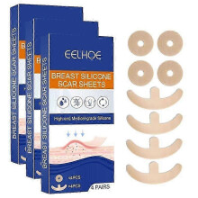 (3) Scar Removal Sheets for Breast Breathable Scar Tape Silicone Scar Sheets Breast Post Supplies