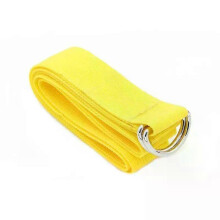 (Yellow) Yoga Strap Adjustable Stretch Yoga Sports Yoga Straps Resistance Exercise Fitness Yoga Strap Durable Flexibility Fitness