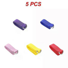 (5) Yoga Strap Adjustable Stretch Yoga Sports Yoga Straps Resistance Exercise Fitness Yoga Strap Durable Flexibility Fitness