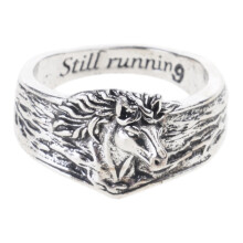 Classical Bohemian Horse Pattern Ring Zinc Alloy Finger Jewelry