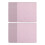 50 Stück Silber-Poliertuch, doppelseitiges-hellrosa 1