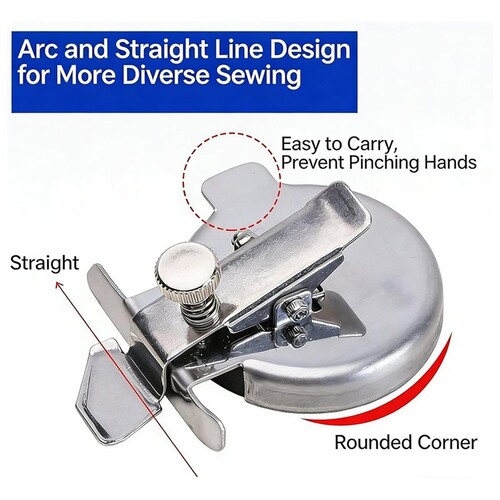 Adjustable Round Magnetic Seam Guide,New Multi-Functional Magnetic Guide Clamps,Magnetic Seam Guide for Sewing Machine 2