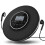Lecteur CD portable MP3 avec écouteurs stéréo noirs 1