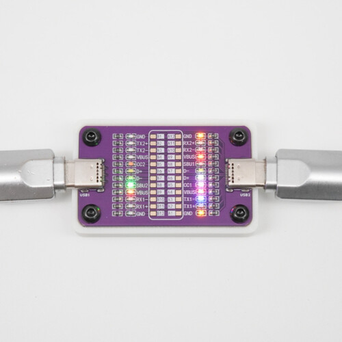 POWER-Z CT001 Dual Type-C Fast Charging Cable Inspection Board for Smartphone Cable Testing and  Sequence Testing A 2