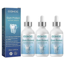 3pcs Quickly Gum Repair Serum Drops Relieve Receding Gum Yellow Care Whiten Periodontal Teeth Toothpaste Toothache Blistering Re