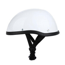 (white) Retro Motorcycle Helmet Men's Woman's Half Cover Helmet Electric Bike Riding Helmet Summer Breathable