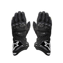 25-26 Kompatibel mit Rennmotorradhandschuhen aus echtem Leder