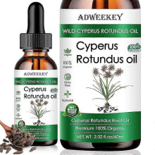 Wild Cyperus Rotundus Oil,  Organic, 2.02 fl oz, for Hair Removal, Smooth Skin