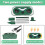 Cat Repellent,Ultrasonic Dual Solar Cat Deterrent 10