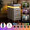 Bedside Table with 3 Drawers Bedside Cabinet with Charging Station Push & Pull Top Bed Side Table for Bedroom 7