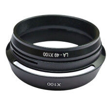 49 mm metalen afzuigkap compatibel met Fuji X100