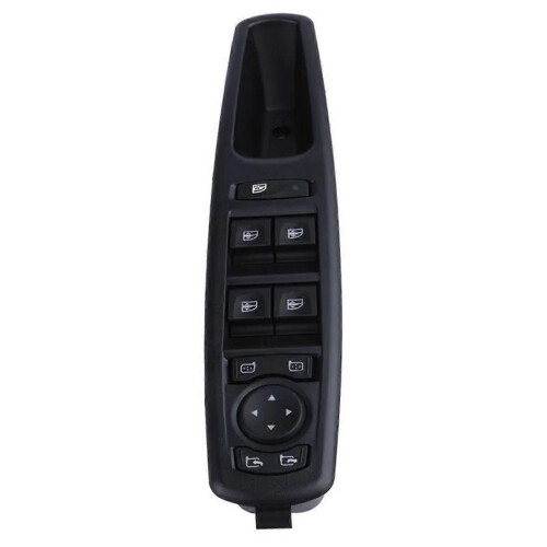 Botón del interruptor de control de ventanillas 809610017R para Scenic 2009-2022, negro resistente