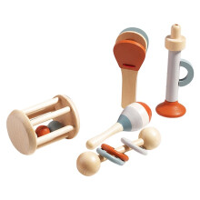 5Pcs Baby Musical Instruments Sensory Rattle Toys Early Educational Baby Musical Toys Montessori Toys Birthday Gifts