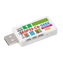 ESP32-C6 GEEK Development Board 16MB Flash 1.14 Inch 65K Color LCD Wi-Fi 6 BLE 5 for ESP32-C6 WiFi6/ APP