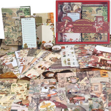 Vintage Aesthetic Scrapbooking Kit for Teens, Women - Tranquil Jungle Theme
