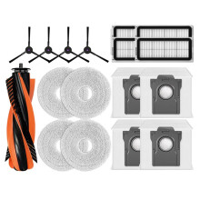 Für Cecotec für Conga X70 Ersatzteile Zubehör Hauptseitenbürste HEPA-Filter Wischmopp-Tuch Pad Staubbeutel