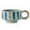 Hand-Painted Retro Graffiti Ceramic Coffee Cups Handmade Rough Pottery Cup 1