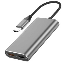 USB C to AR Glasses Adapter for  2 Power to AR Glasses While Charging for Device Fast Charging 1080P 120Hz/4K 60Hz