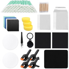 385 Pcs Card Cleaning Kit, Trading & Sports Card Fattening Repair Care Tool for Baseball, Football, Basketball Cards