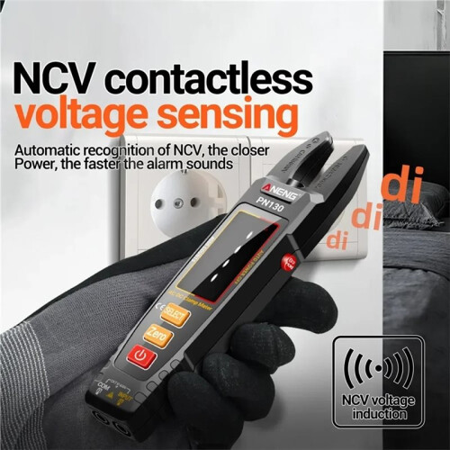 ANENG Clamp Meter Rechargeable PN130 Digital Multimeter 4000 Counts AC/ Voltage Current Protable Capacitance Resistance Tools