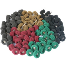 100PCS Abrasive Buffing Grinding Wheel Set for Rotary Tool,Scouring Pad Brush Grinding Kit,Deburring Metal Polishing