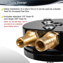 Fuel Tank Sump Kit Dual-Port Integrated Return for Airdog FASS Duramax Powerstroke