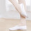Comfortable White Canvas Dance Shoes With Nonslip-White 34 4