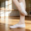 Comfortable White Canvas Dance Shoes With Nonslip-White 34 7