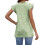 Women's  Blouses, with Ruffle Sleeves, Spring Elegant-White L 2