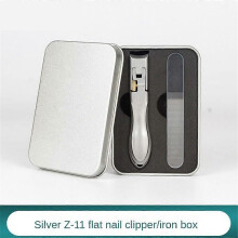(flat mouth gift box) Nail Clippers Single Large Opening Powder Steel Nail Clipper Household Nail Clippers Anti Splash Foot Trimmer Tools