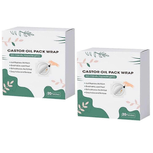(2boxes) Castor Oil Belly Button Patch Castor Oil Patches Castor Oil Patch 20pcs/boxed