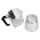 Aluminum Moka Pot, Espresso Machine, Home Coffee Maker, Small Octagonal Coffee Maker for Office Use. B 7